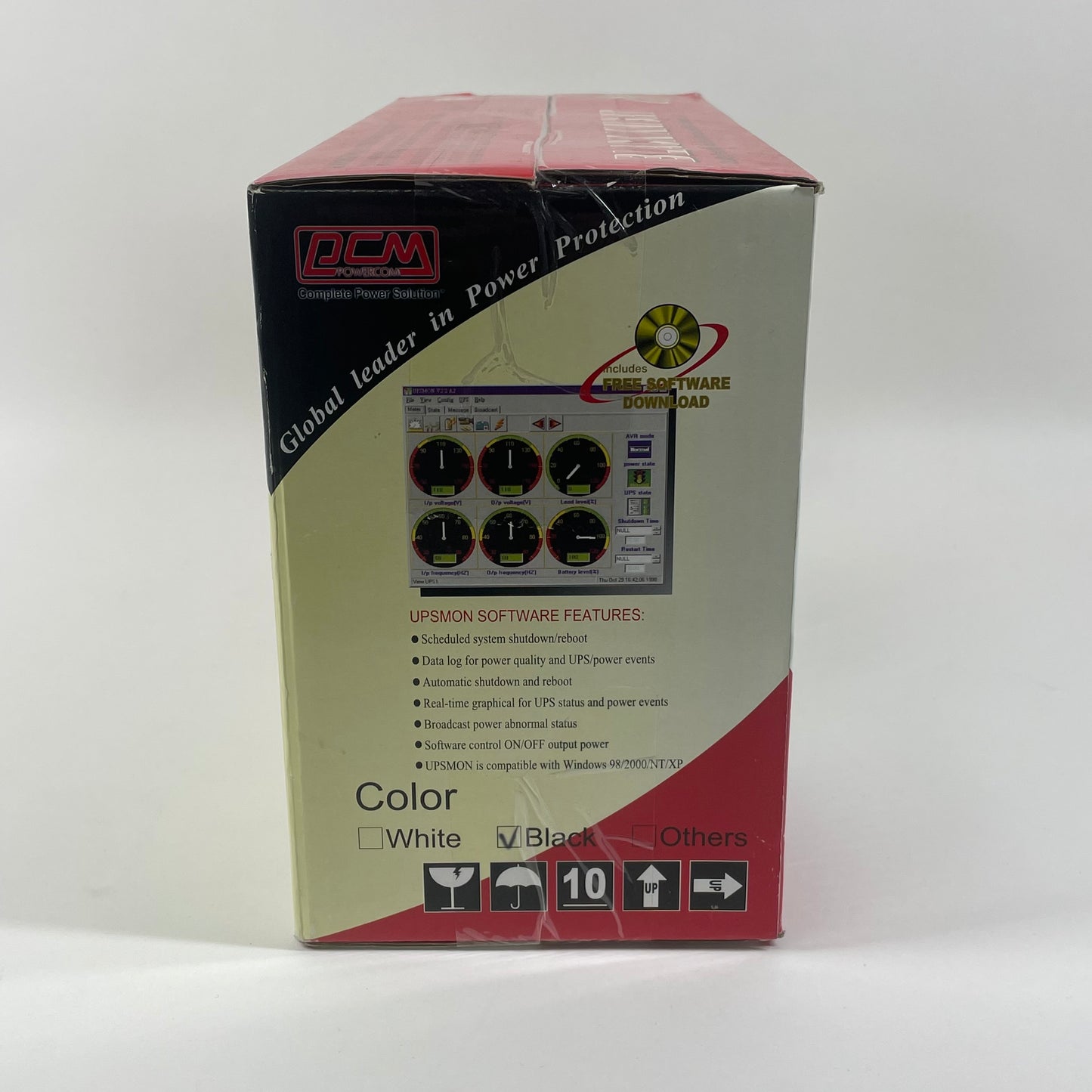New Powercom Black Knight UPS Uninterruptible Power Supply BNT-800AP