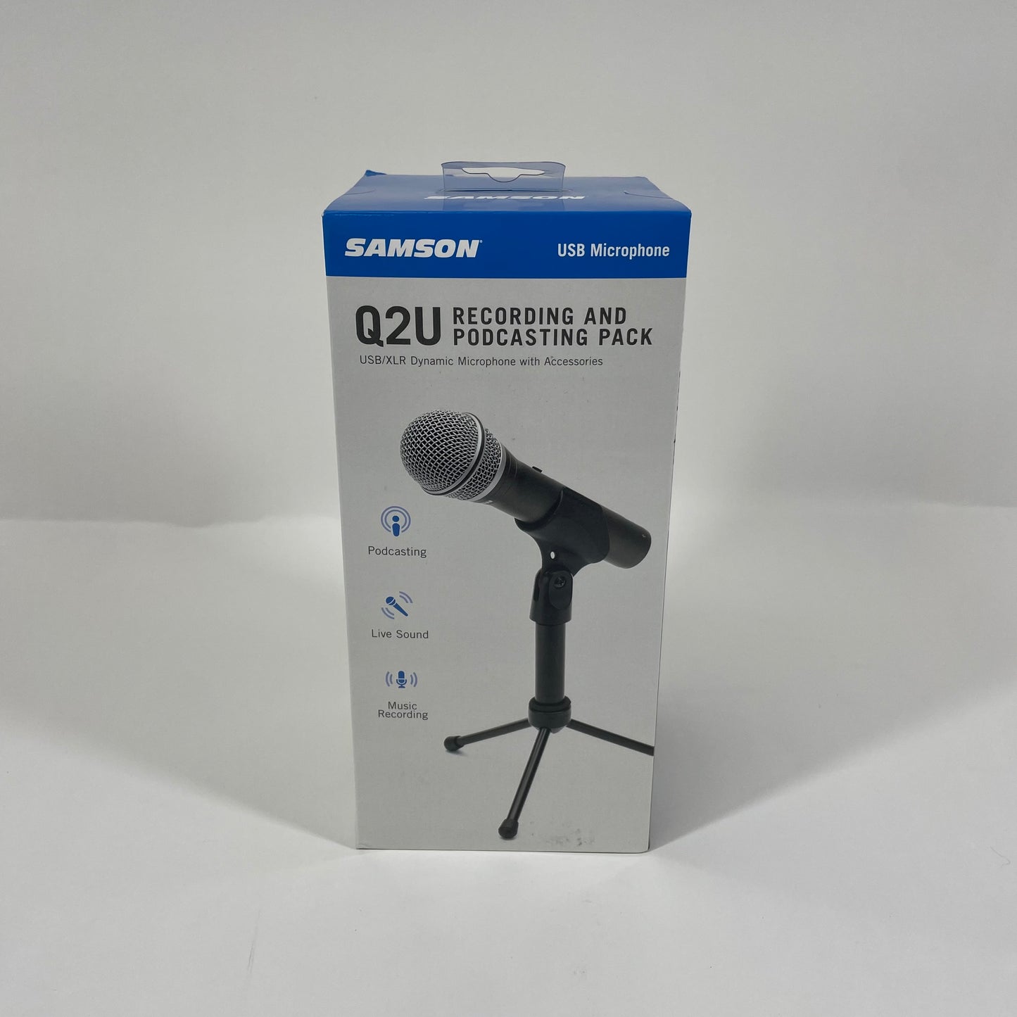 New Samson 2qu 50 Hz to 15 kHz Broadcast Dynamic Microphone SAQ2U