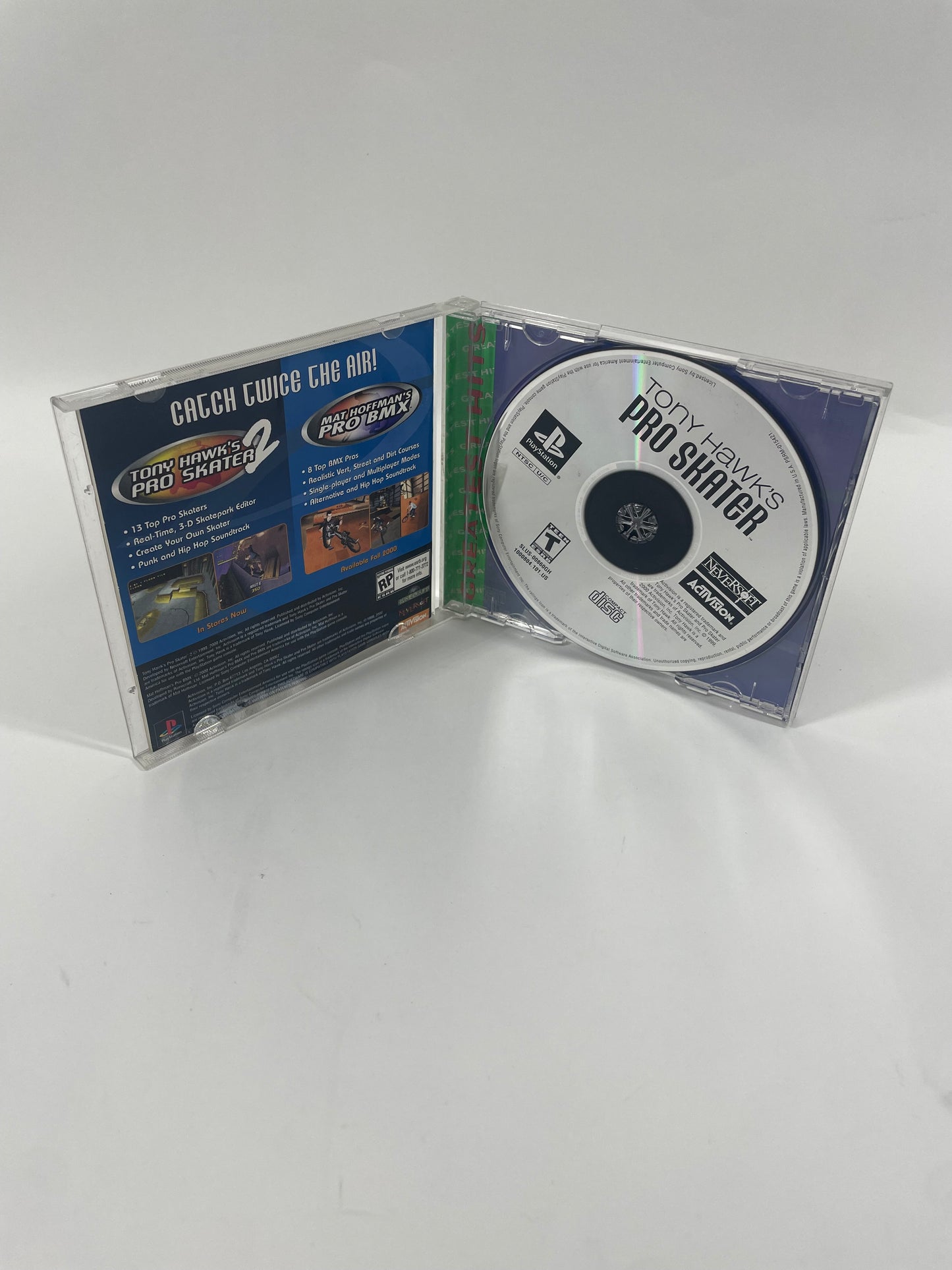 Tony Hawk's Pro Skater (PlayStation 1 PS1, 1999)