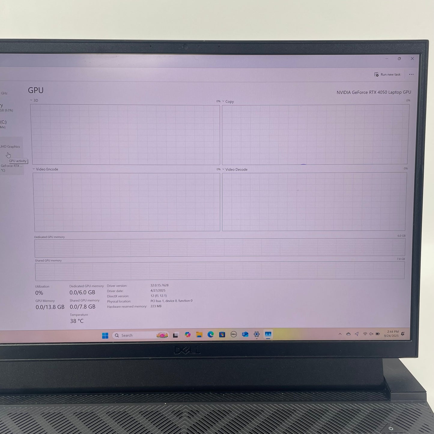 Dell G16 7630 16" i7-13650HX 2.6GHz 16GB RAM 1TB SSD GeForce RTX 4050