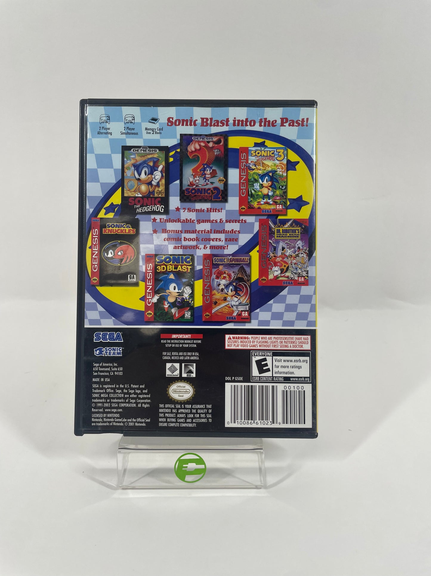 Sonic Mega Collection Player's Choice (Nintendo GameCube, 2004)