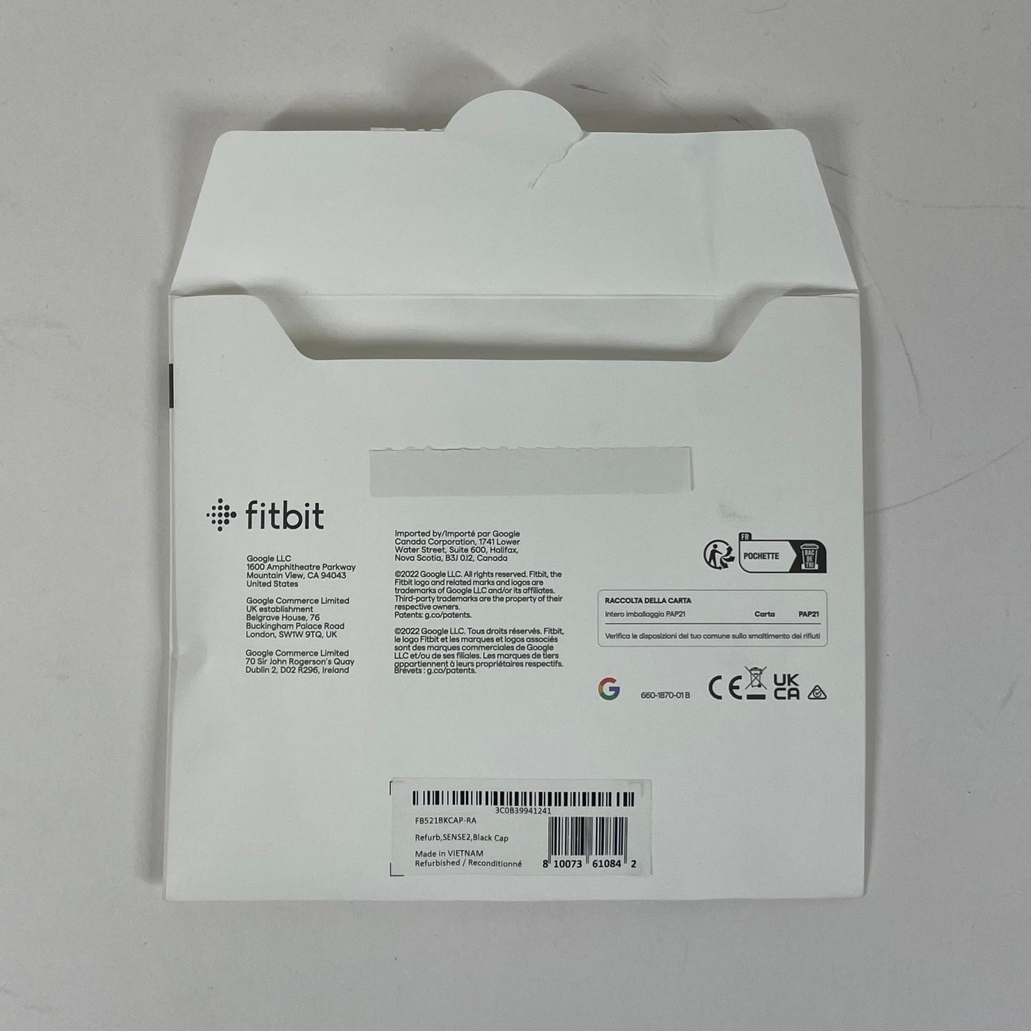 Fitbit Sense 2 24mm Activity Tracker FB521