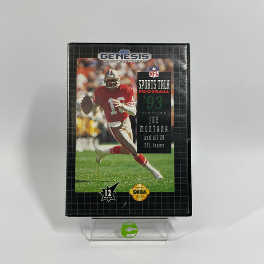 Sports Talk Football '93 Starring Joe Montana (Sega Genesis, 1991)