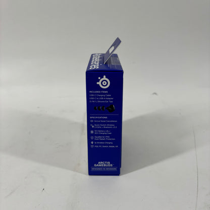 New Steelseries Arctis Gamebuds Wireless Active Noise Canceling Earbuds Black