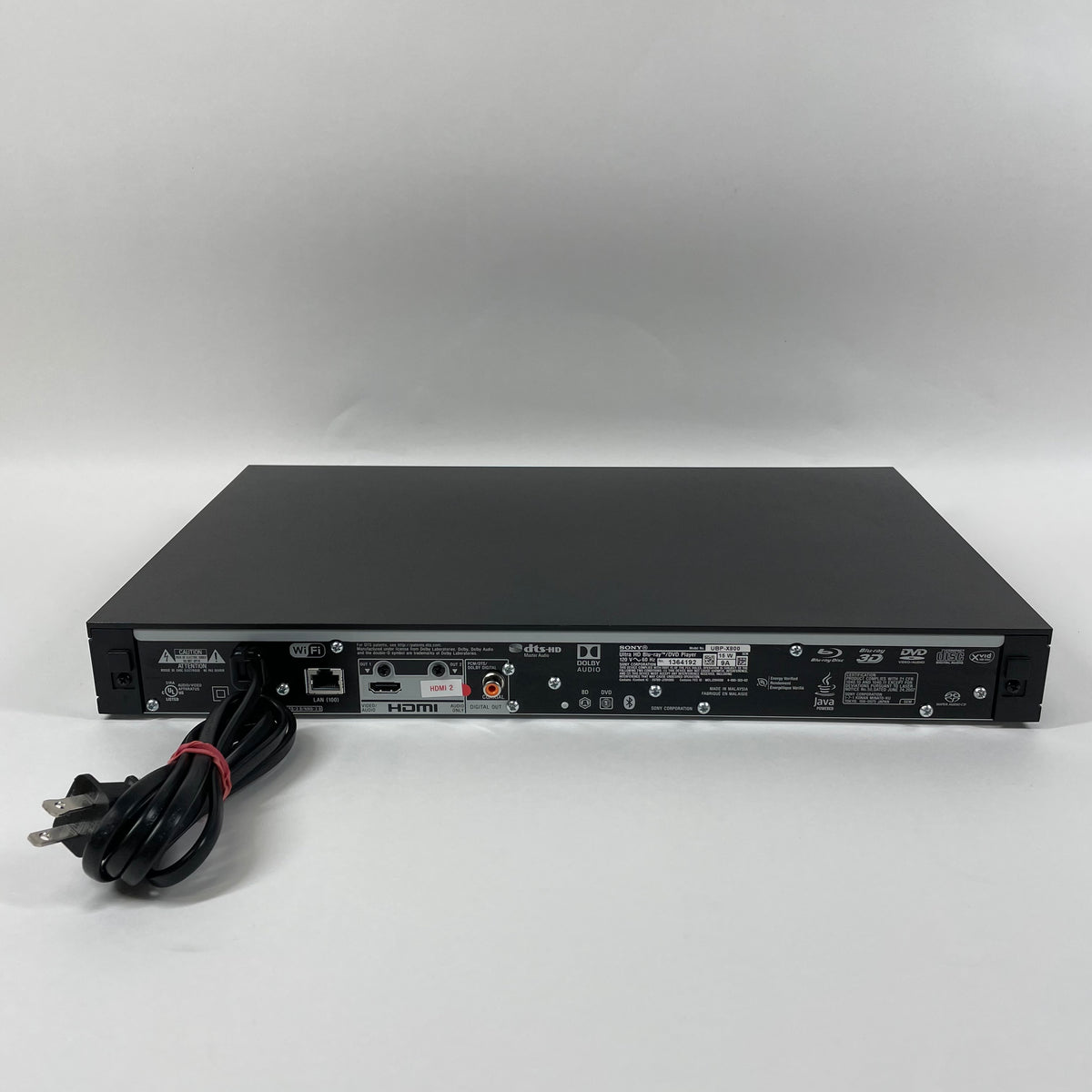 Sony Blu-Ray Player Ultra HD Black UBP-X800