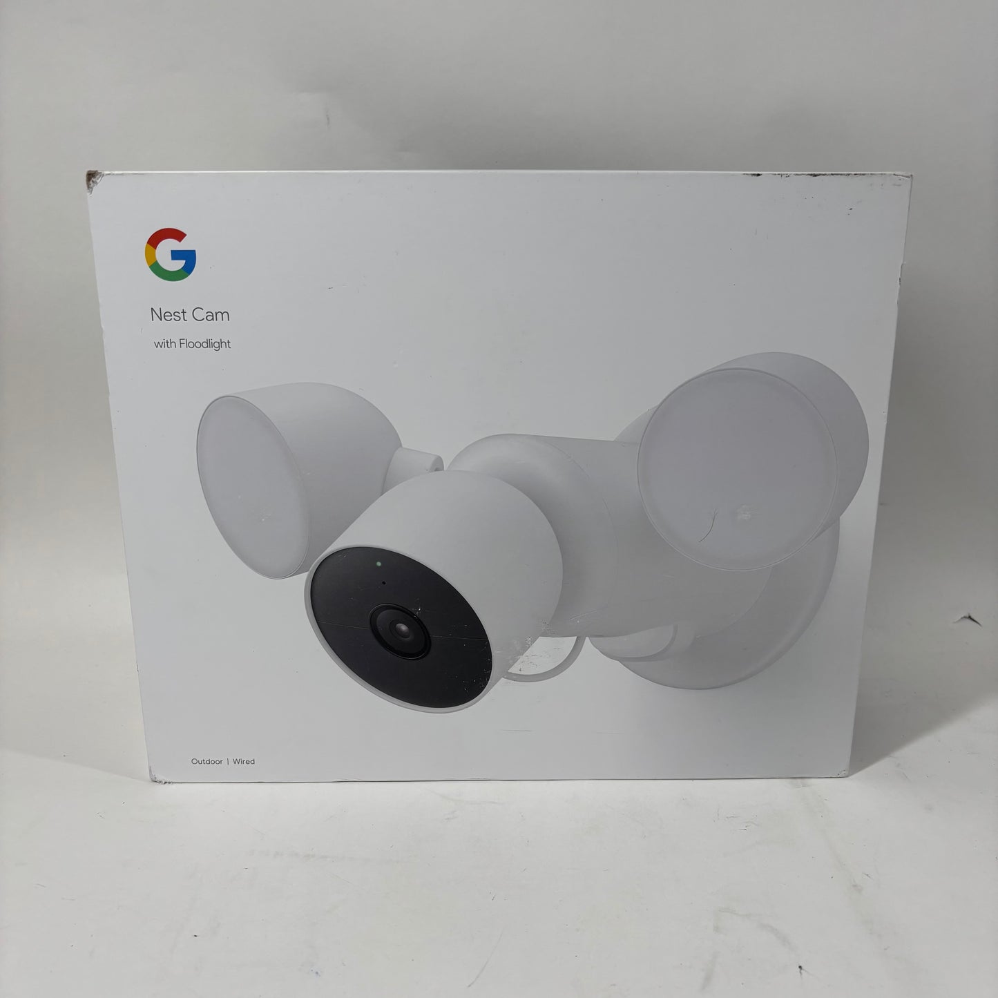 New Google Nest Cam with Floodlight Smart Outdoor Security Camera GA02411-US