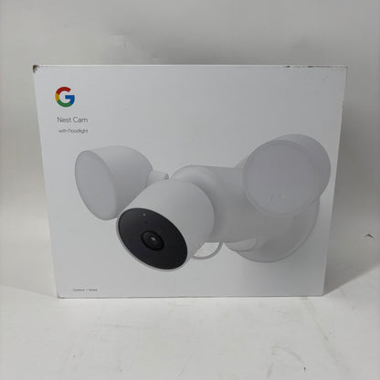 New Google Nest Cam with Floodlight Smart Outdoor Security Camera GA02411-US