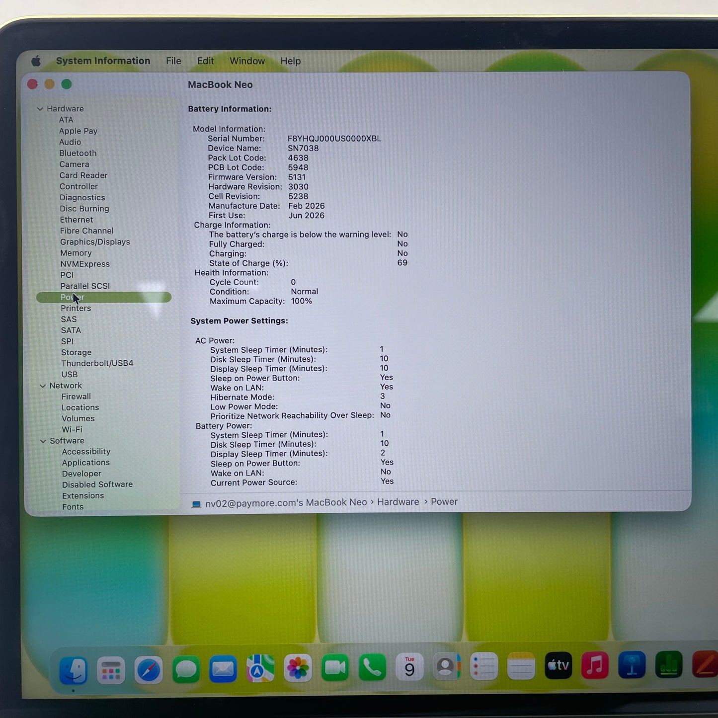 2026 Apple MacBook Neo 13" A18 Pro 5C GPU 4.0GHz 8GB RAM 256GB SSD MHFD4LL/A