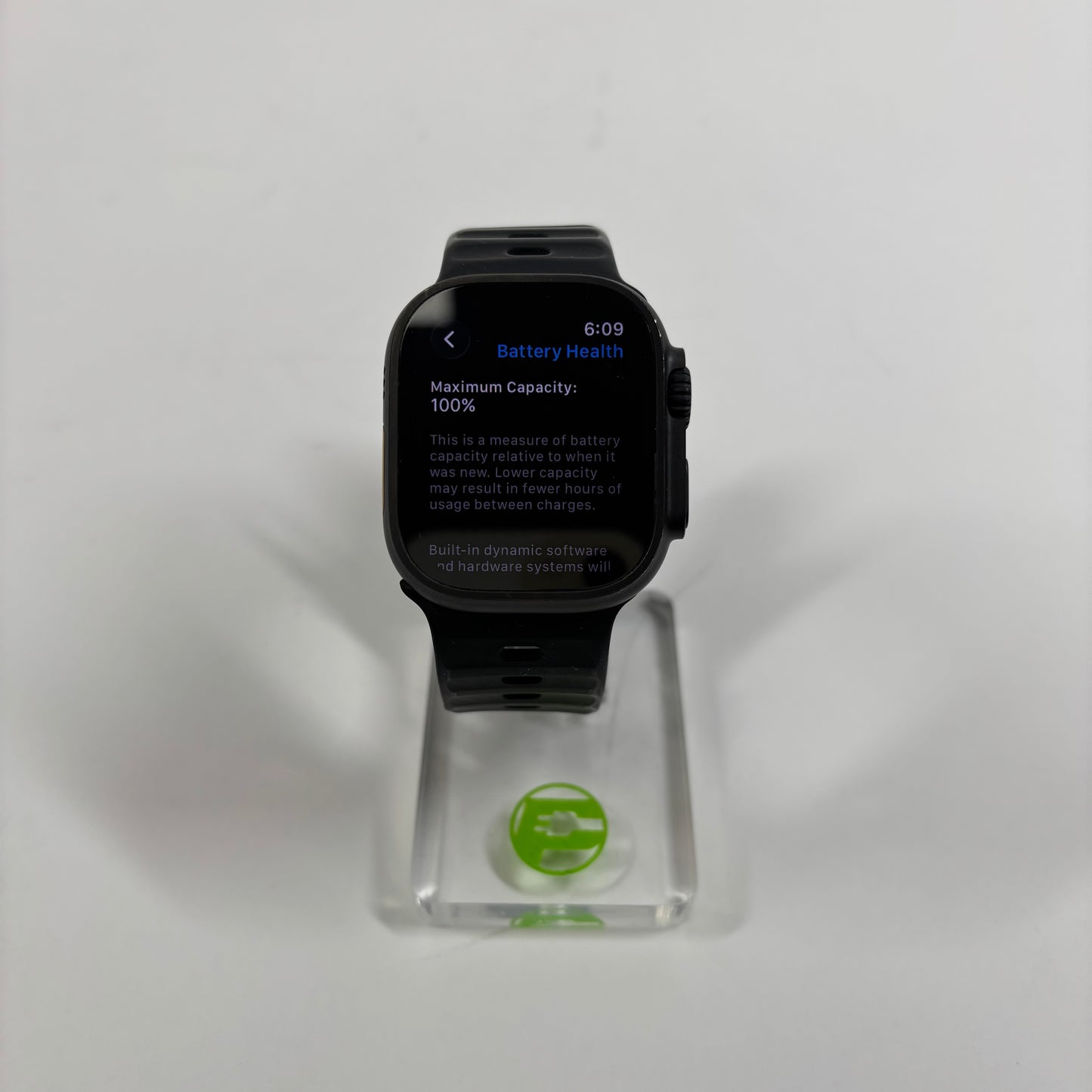 GPS Only Apple Watch Ultra 2 49MM Black Titanium Black Sport Band MX4Q3LW/A