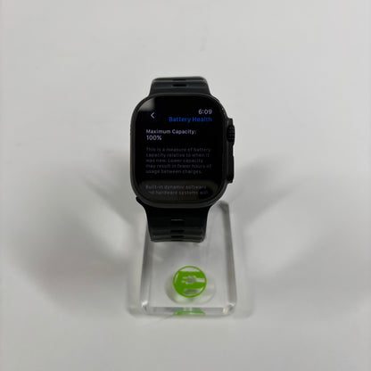 GPS Only Apple Watch Ultra 2 49MM Black Titanium Black Sport Band MX4Q3LW/A