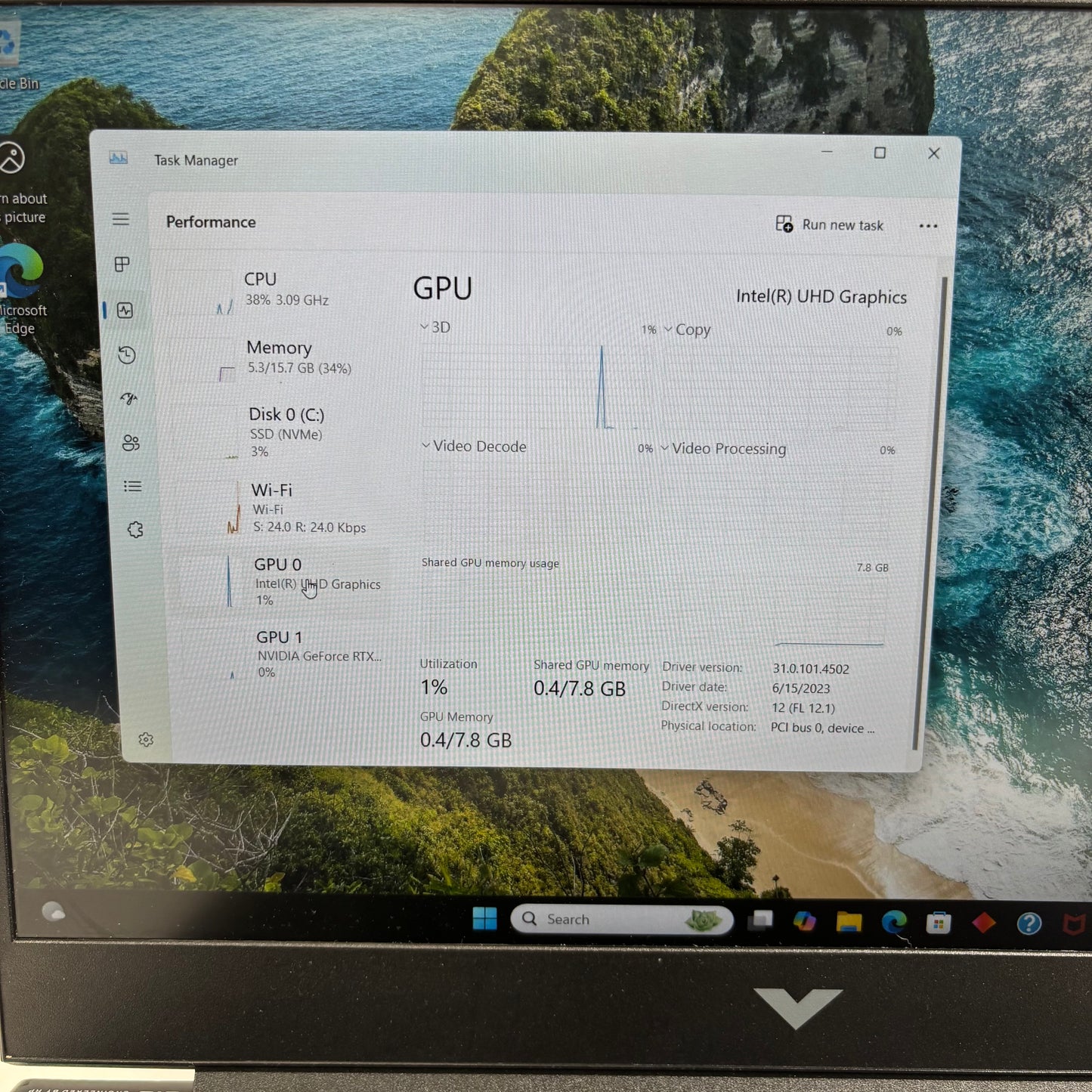 Gigabyte G6 KF RC56 16" i7-13620H 3.5GHz 32GB RAM 1TB SSD GeForce RTX 4060