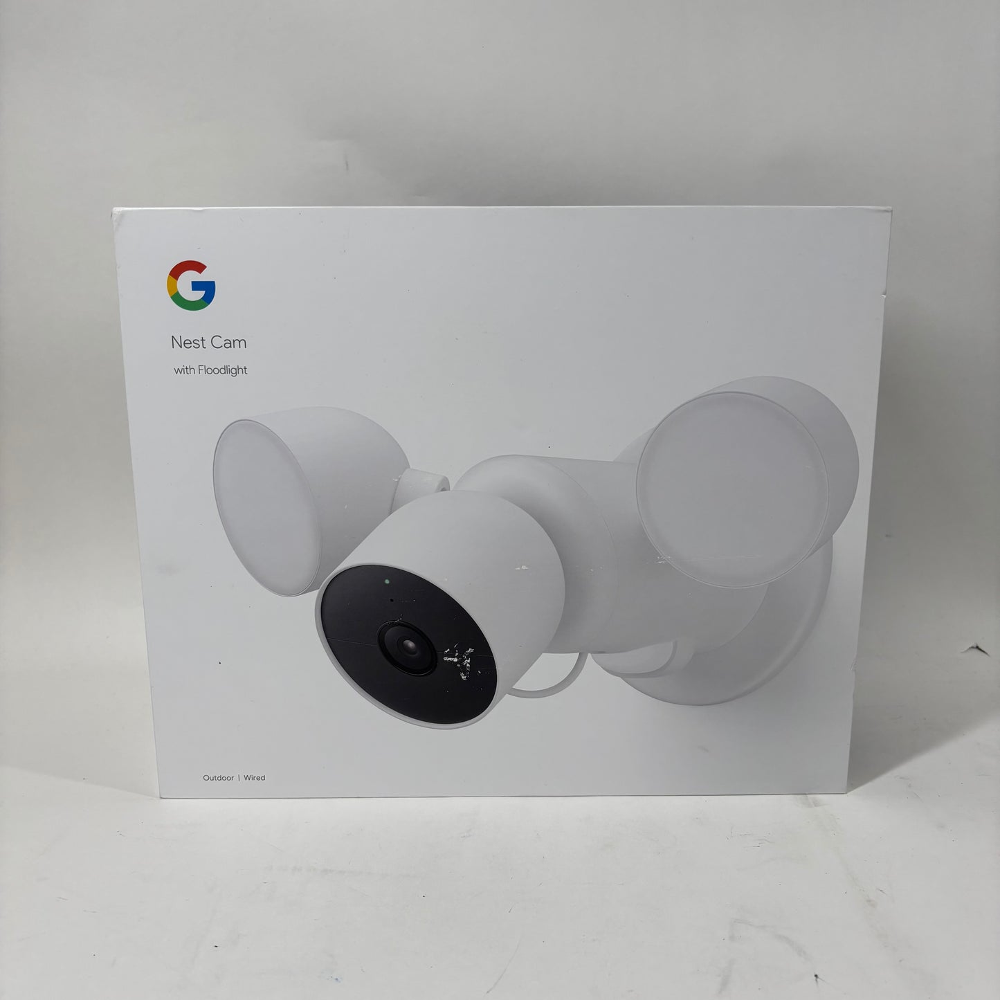 New Google Nest Cam with Floodlight Smart Outdoor Security Camera GA02411-US