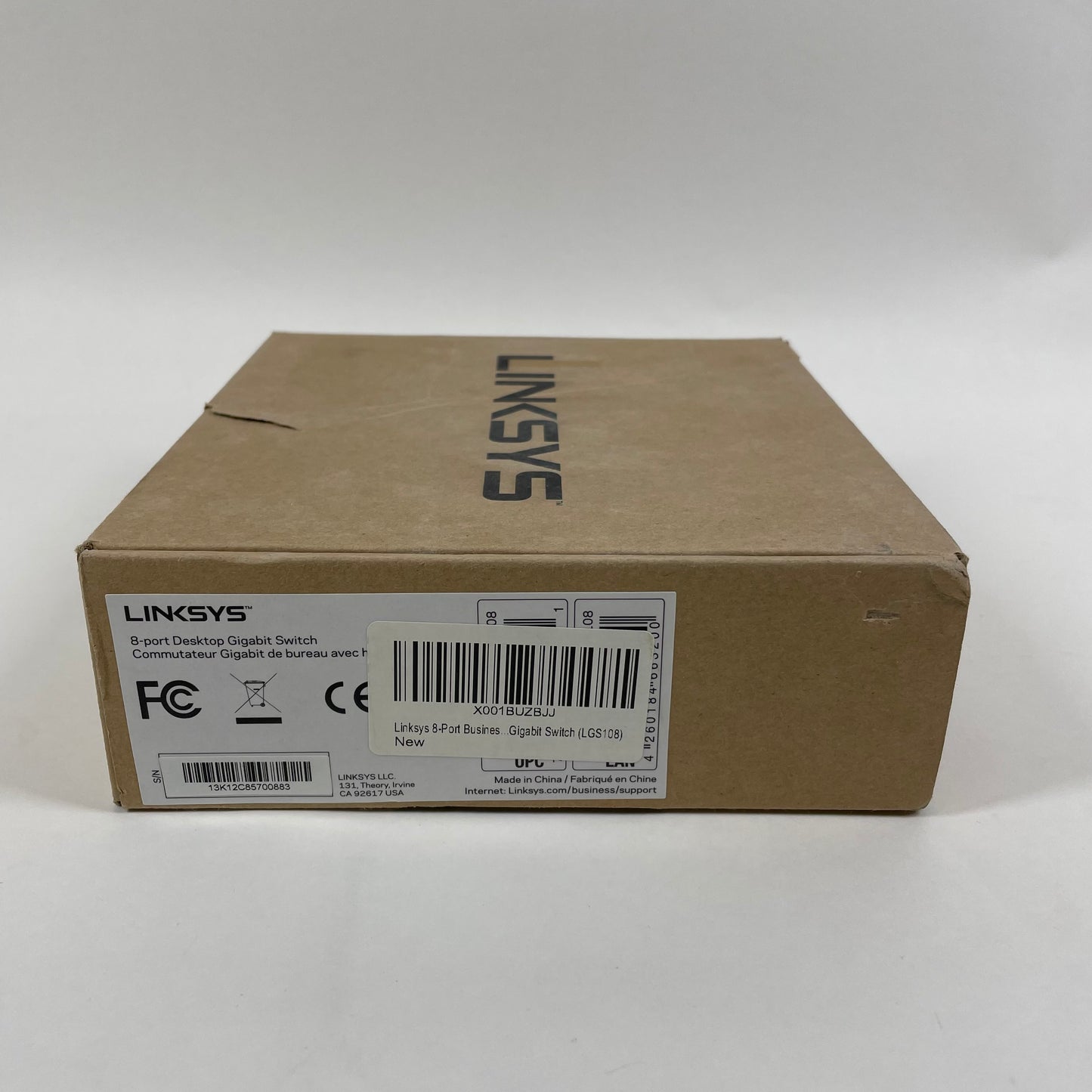 Linksys SE Series 8 Port 8-Port 8-Port Gigabit Ethernet Switch LGS108 OPEN BOX