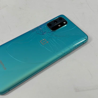 Unlocked OnePlus 8T 256GB Aquamarine Green KB2005 (Back Cracked, Still Works)