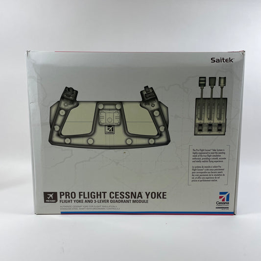 Saitek Pro Flight Cessna Yoke Flight Sim. Controller CES432100002/02/1(Open Box)