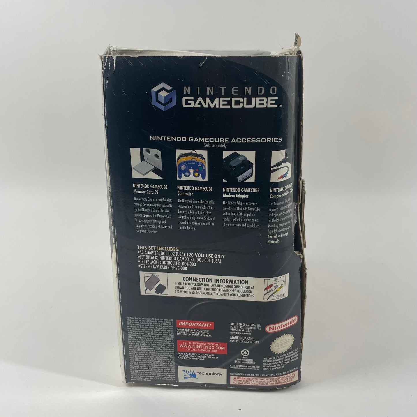 Nintendo GameCube Console Gaming System DOL-001 Black