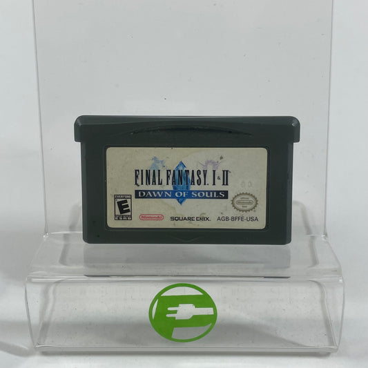 Final Fantasy I & II Dawn of Souls (Nintendo GameBoy Advance, 2004) Cart Only