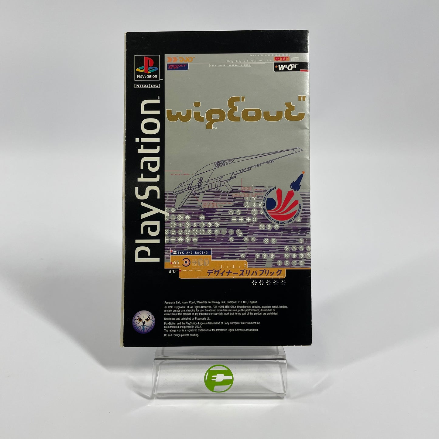 Wipeout [Long Box] (Sony PlayStation 1 PS1, 1995)