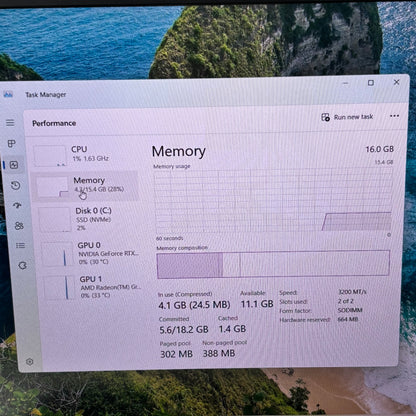Alienware M15 P109F 15.6" Ryzen 7 5800H 3.2GHz 16GB RAM 512GB SSD