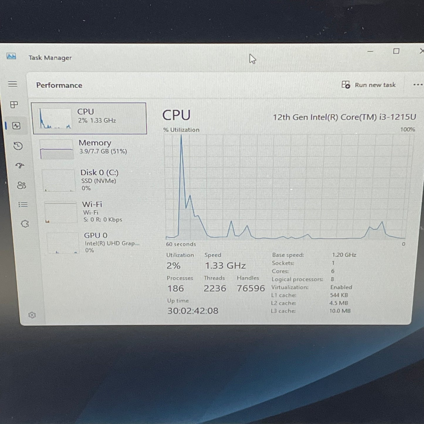 Asus Vivobook 17 X1704Z 17.3" i3-1215U 1.2GHz 8GB RAM 512GB SSD