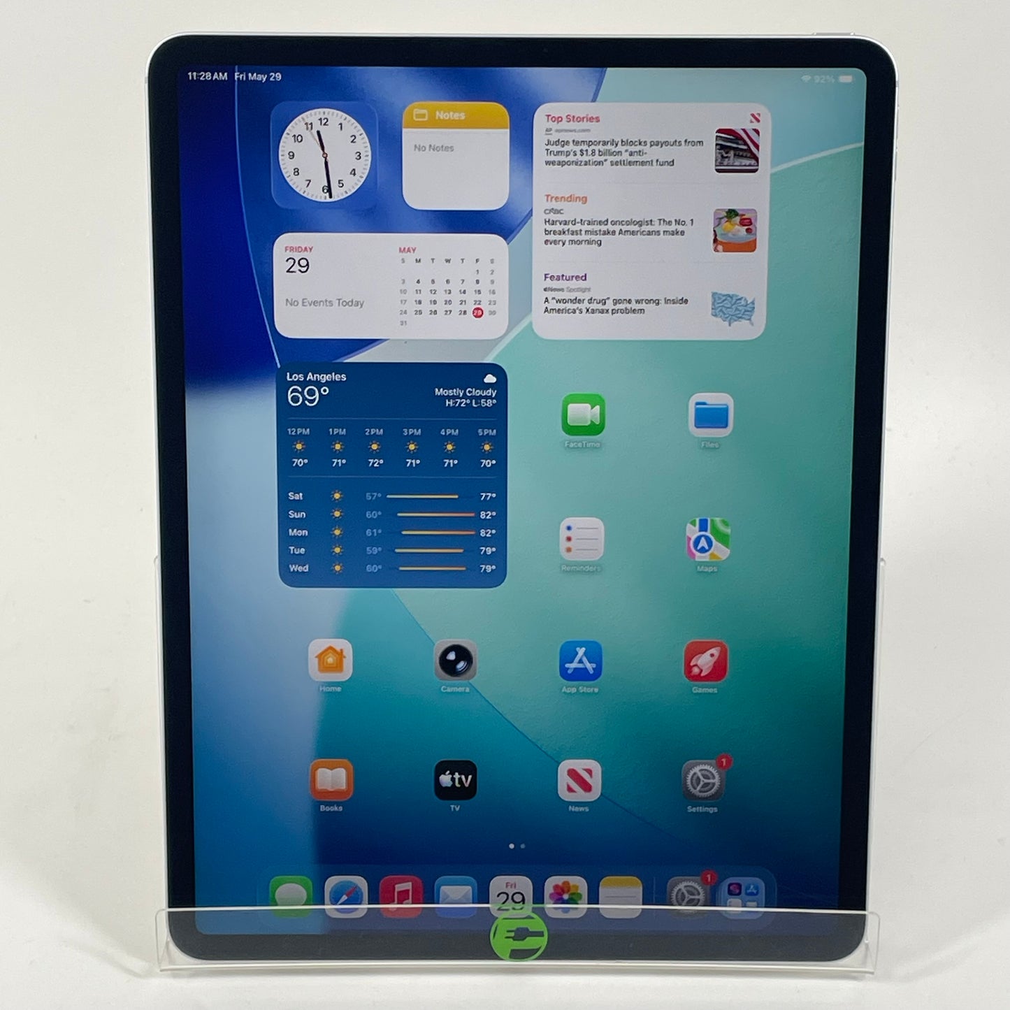 Verizon Apple iPad Pro 12.9" 4th Gen 128GB Silver MY3F2LL/A