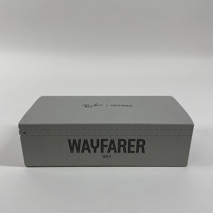 New Ray-Ban Meta Wayfarer Gen 2 Shiny Black Polarized RW4012 AI Smart Glasses