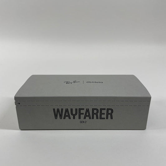 New Ray-Ban Meta Wayfarer Gen 2 Shiny Black Polarized RW4012 AI Smart Glasses