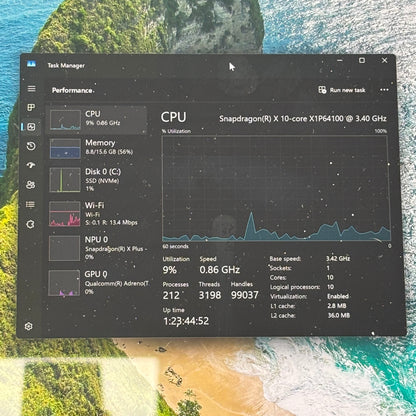 Microsoft Surface Pro- Copilot + PC 2076 13" Snapdragon X Elite 3.42GHz 16GB RAM