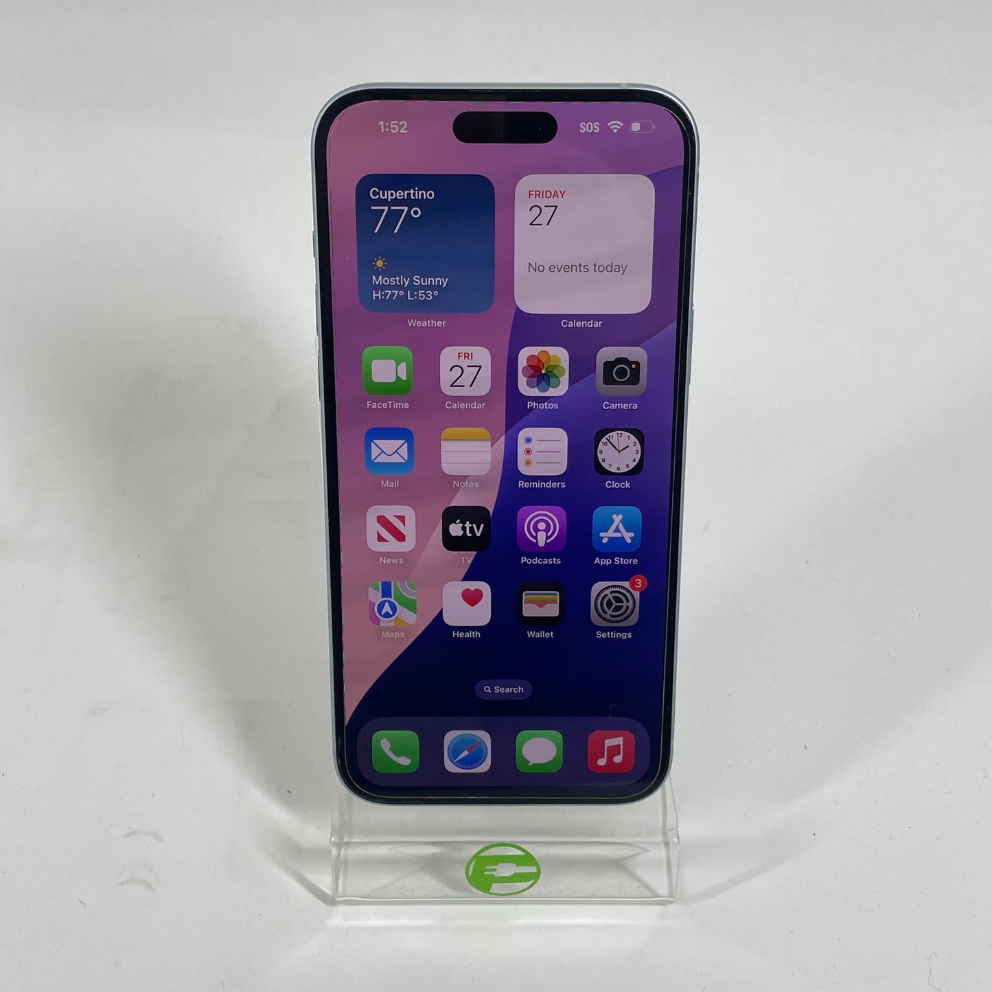 Factory Unlocked Apple iPhone 15 Plus 128GB Starlight MTXV3LL/A