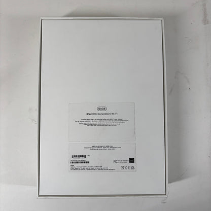 WiFi Only Apple iPad 9th Gen 64GB Silver MK2L3LL/A