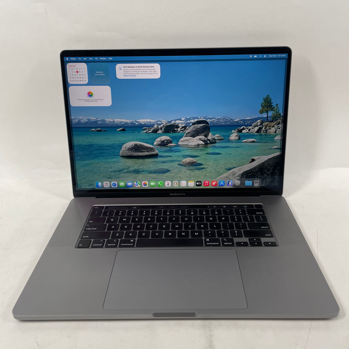 2019 Apple MacBook Pro 16" i9 2.4GHz 64GB RAM 4TB SSD Silver MVVK2LL/A