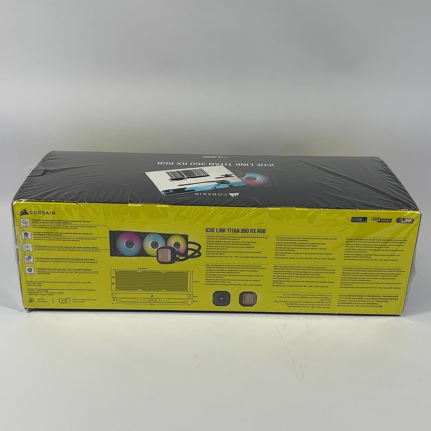 Corsair iCUE LINK TITAN 360 RX LCD Liquid CPU Cooler