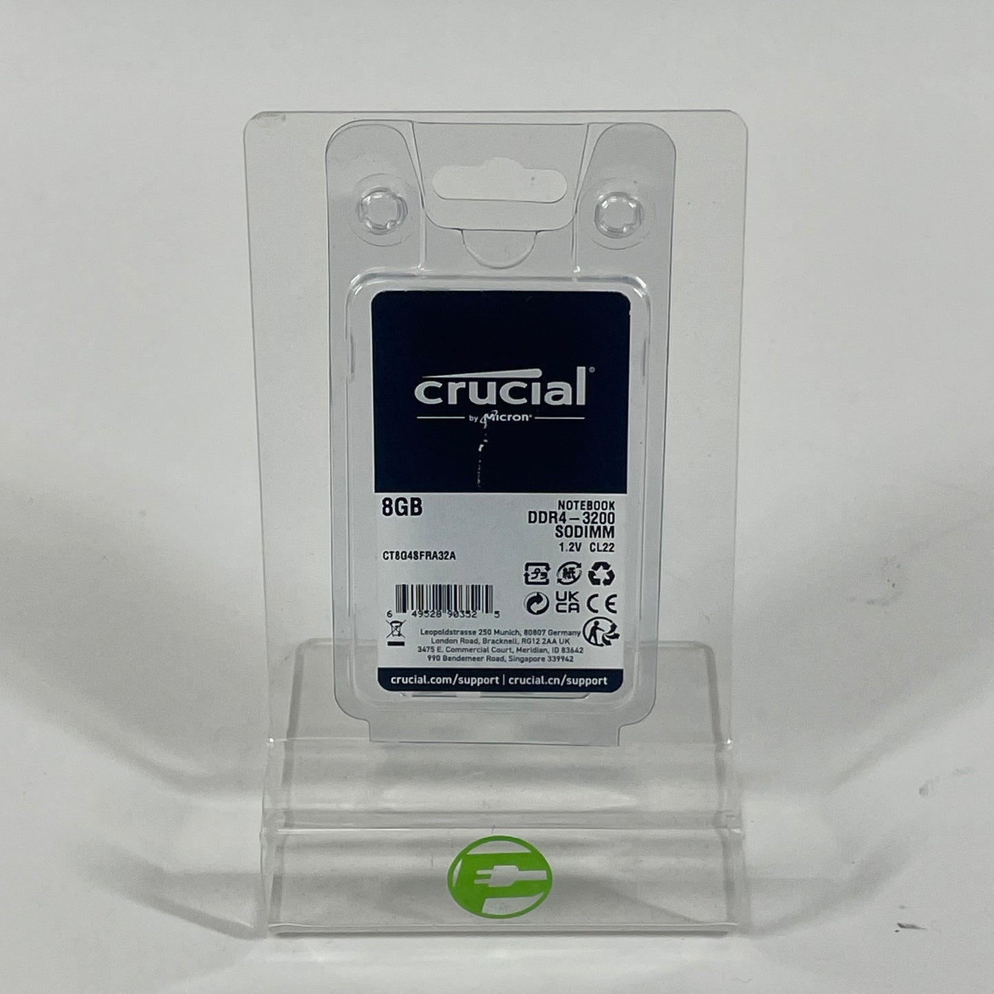 Crucial SODIMM 8GB (1x8GB) RAM DDR4 3200MHz CT8G4SFRA32A.M8FR Laptop RAM
