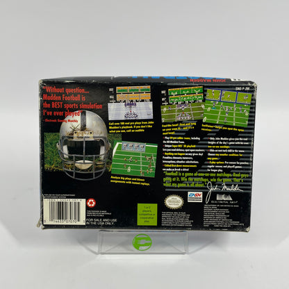 John Madden Football (Super Nintendo SNES, 1991)