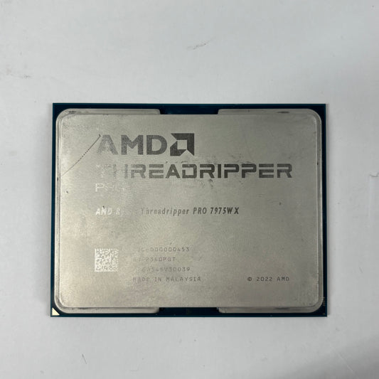 AMD Ryzen threadripper 7975wx 4.00GHz 32 Core 100-000000453 64 Thread sTR5