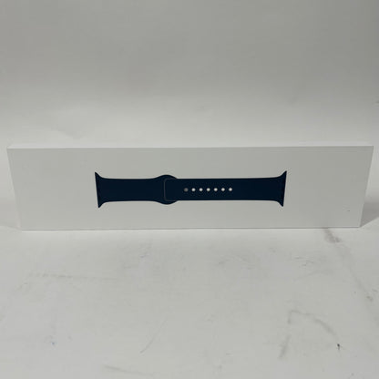 Apple Watch Series 7 41MM Graphite Stainless Steel Abyss Blue Sport Band