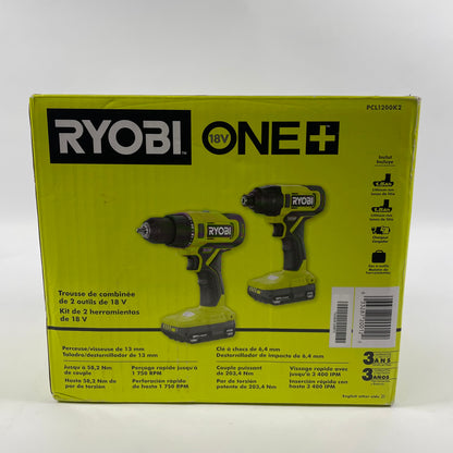 New Ryobi PCL1200K2 18V ONE+ 2-Tool Combo Kit