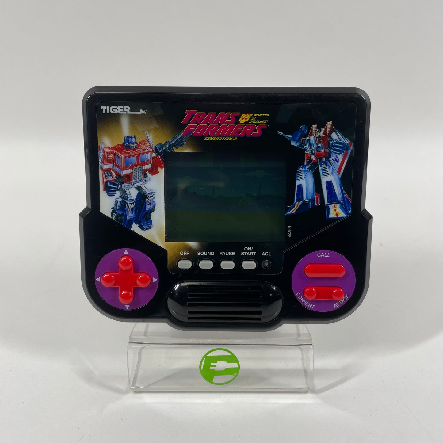 Hasbro Tiger Electronics Transformers Generation 2 Handheld LCD Video Game E9728