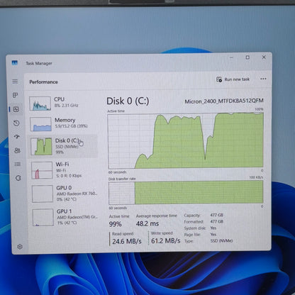Asus TUF A16 FA617 16" Ryzen 7700 3.2GHz 16GB RAM 512GB SSD Radeon RX 7600S