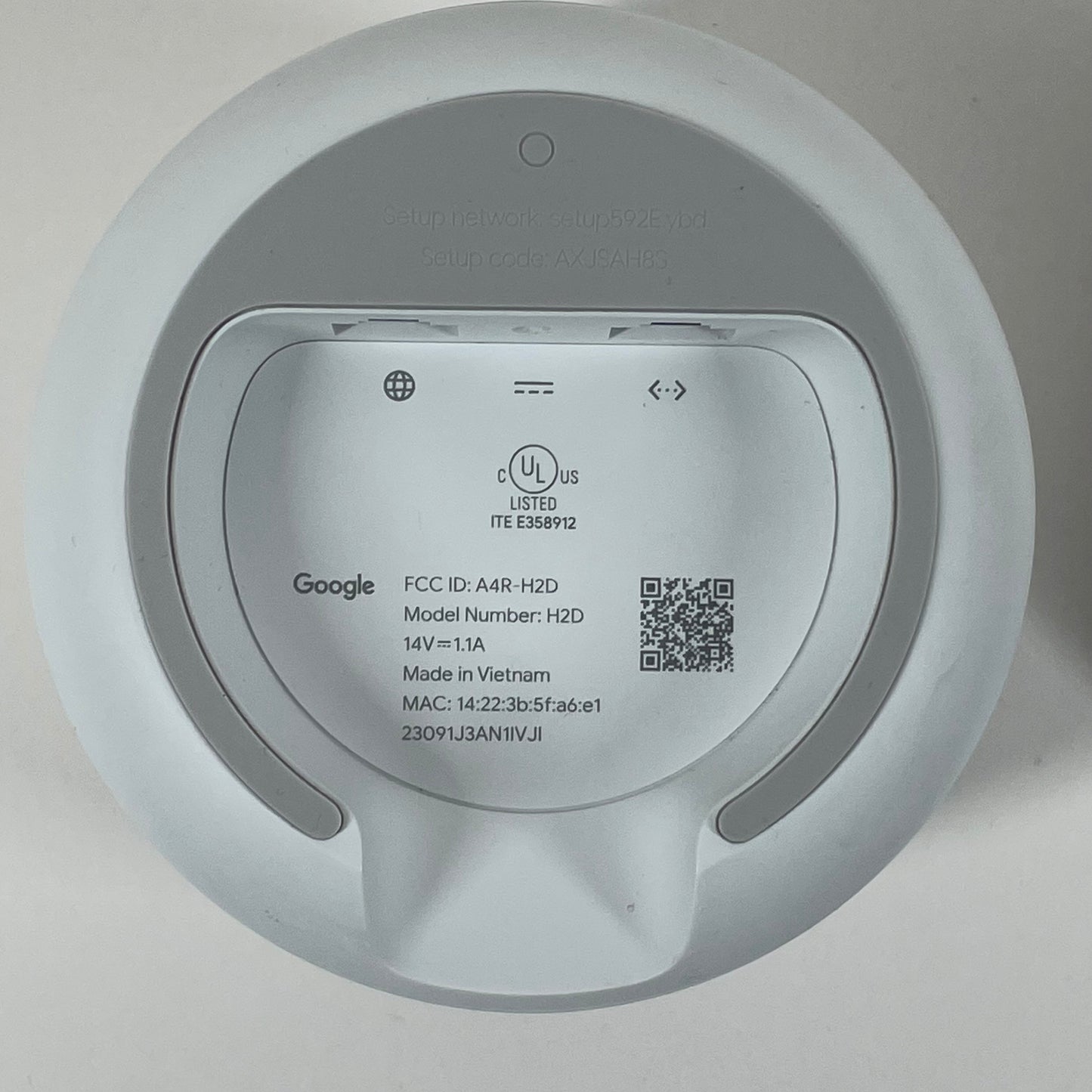 Google Nest 2nd Generation Nest WIFI Router H2Dwith WIFI Point