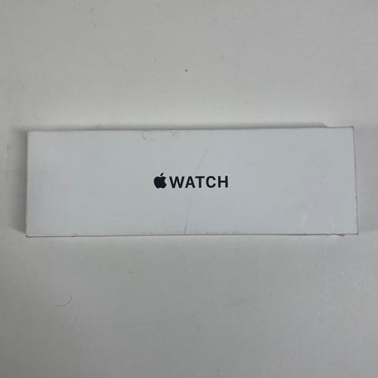 GPS Only Apple Watch SE 3 40MM Starlight Aluminum Black Sport Band MEP74LW/A