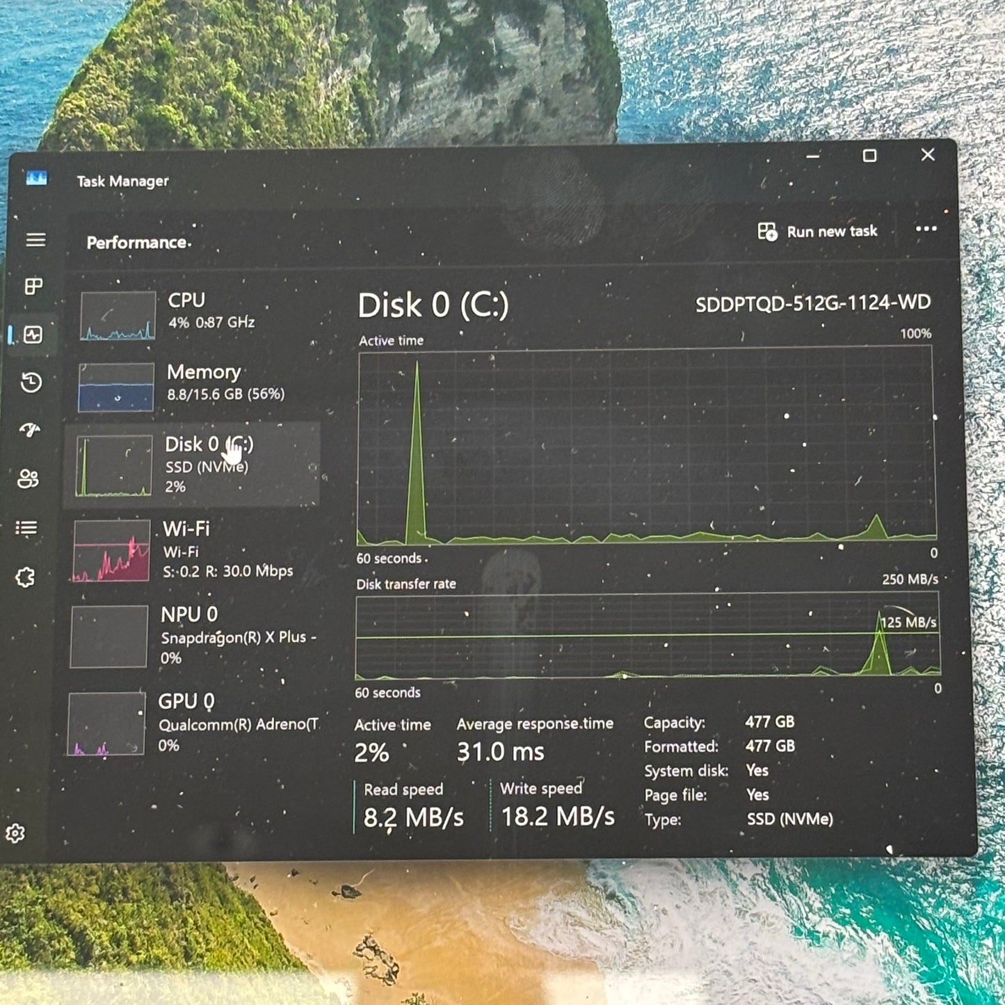 Microsoft Surface Pro- Copilot + PC 2076 13" Snapdragon X Elite 3.42GHz 16GB RAM