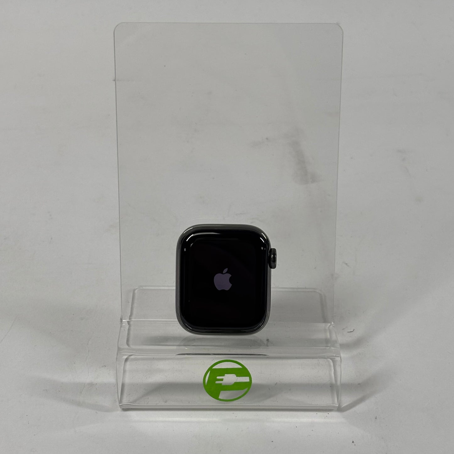 Apple Watch Series 7 41MM Graphite Stainless Steel Abyss Blue Sport Band