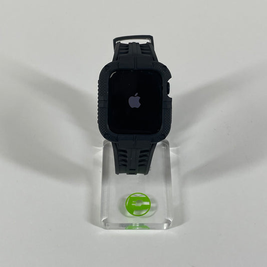 Apple Watch SE 2nd Gen 44MM Midnight Aluminum Rugged Armor Band MXEK3LLA