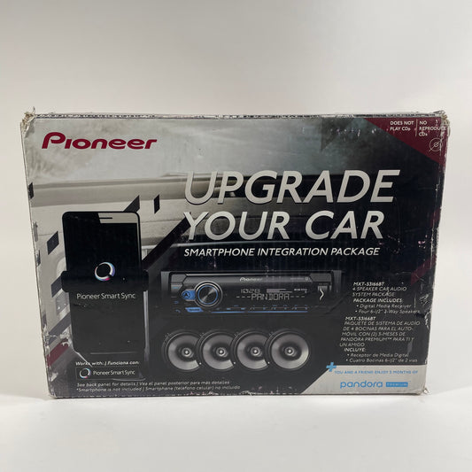 New Pioneer MXT-S3166BT All-in-One Car Audio Upgrade Bundle MXTS3166BT
