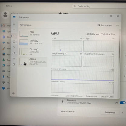 Lenovo Ideapad slim 3 15ABR8 15.6-in Ryzen 7 5825U 2.0GHz 16GB RAM 512GB SSD