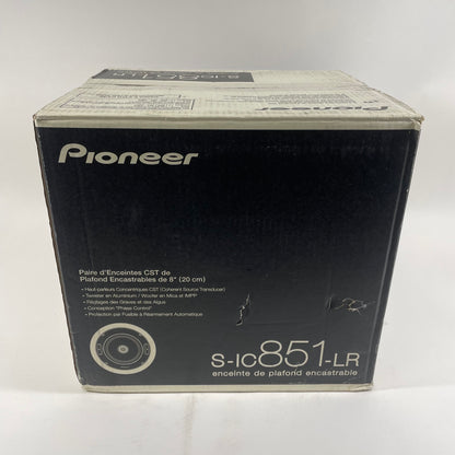 New Pioneer Bookshelf Speaker Black S-IC851-LR