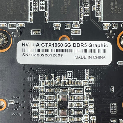 NVIDIA GeForce GTX 1060 6GB GDDR5 Graphics Card
