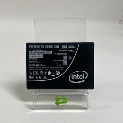 Intel 2.5" Optane DC P4800X 375GB NVMe/PCIe SSD 375G SSD SSDPE21K375GA