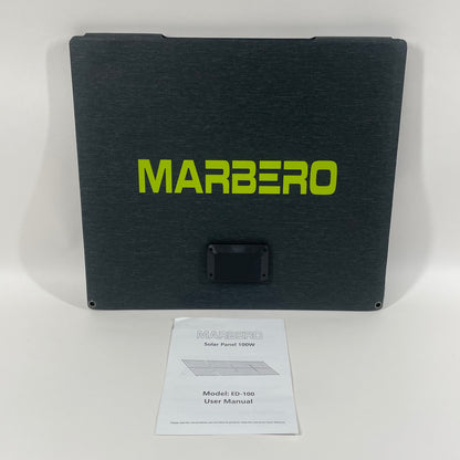 MARBERO Solar Panel Portable 100 Watt Foldable Solar Panel ED-100